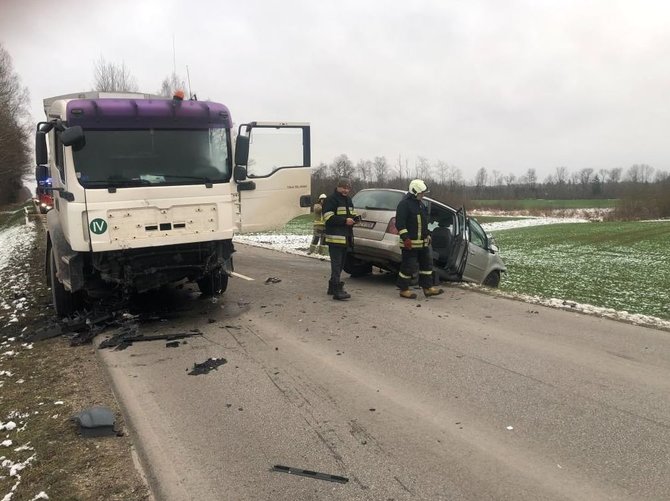 „Rinkos aikštės“ nuotr./Avarija Kėdainių rajone