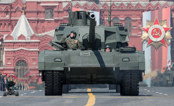 „Reuters“/„Scanpix“ nuotr./Tankas T-14 „Armata“
