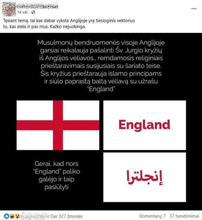 Ekrano nuotr. iš „Facebook“