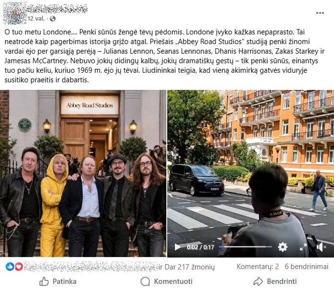 Ekrano nuotr. iš „Facebook“/