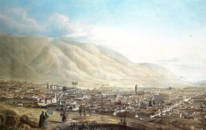 Wikipedia.org nuotr./Karakasas 1839 m., kuriame Gregoras MacGregoras praleido paskutinius savo gyvenimo metus