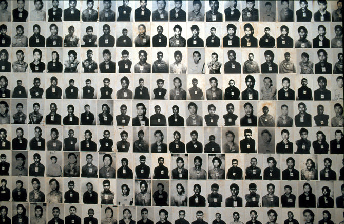 „Scanpix“ nuotr./Tuol Slengo aukų portretai