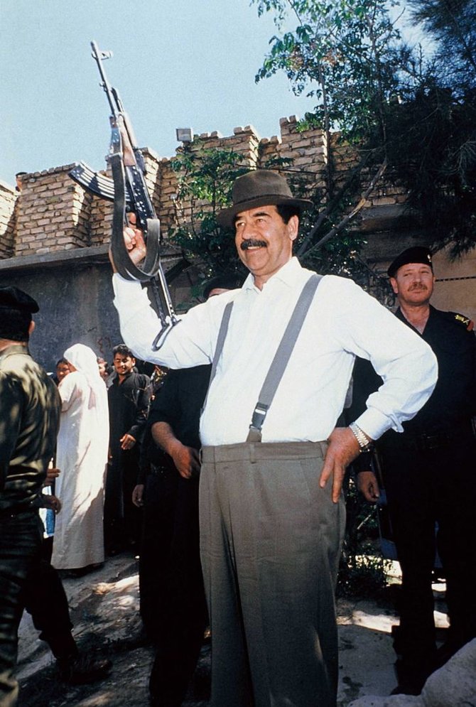 „Scanpix“/„SIPA“ nuotr./61-asis Saddamo Husseino gimtadienis (1998 m. balandžio 28 d.)