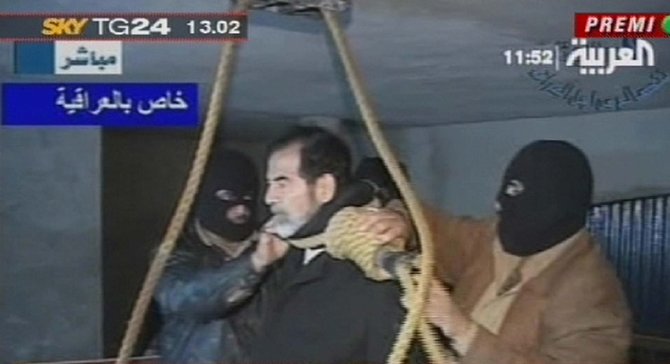 „Scanpix“/„Stella Pictures“ nuotr./Saddamo Husseino egzekucija (2006 m. gruodžio 30 d.)