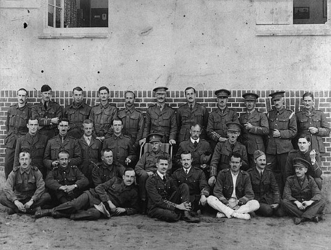 Wikipedia.org nuotr./Kanados kariai vokiečių nelaisvėje (1917 m.)