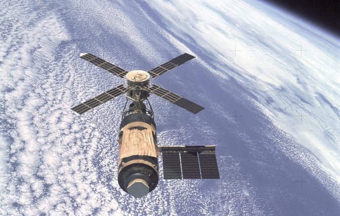 NASA/Wikipedia.org nuotr./Kosminė stotis „Skylab“