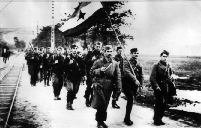 Wikipedia.org nuotr./Jugoslavijos partizanai