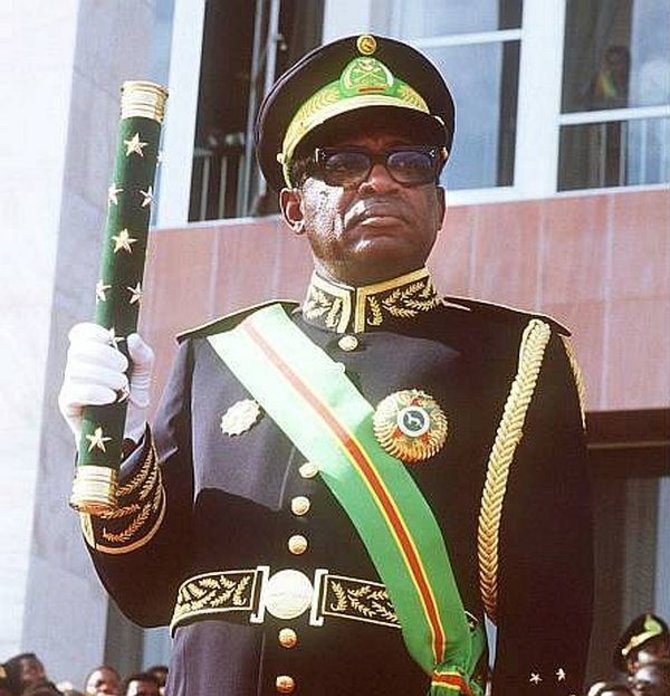 Wikipedia.org nuotr./Maršalas Mobutu Sese Seko