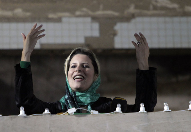 AFP/„Scanpix“ nuotr./Muamaro Kadhafi dukra Ayesha