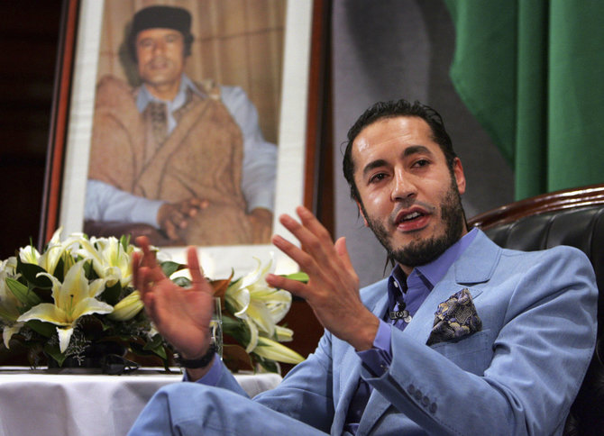 „Reuters“/„Scanpix“ nuotr./Saadi Kadhafi
