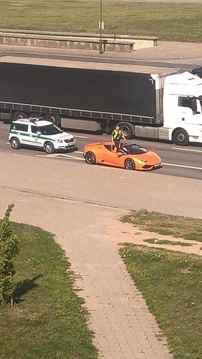 15min skaitytojo Valerijaus nuotr. /E.Dragūną sustabdė policija