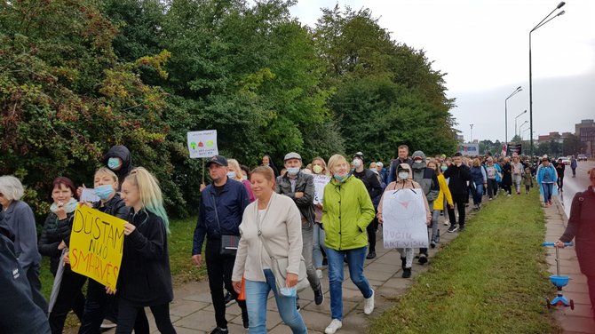 15min nuotr. /Eitynių akimirka