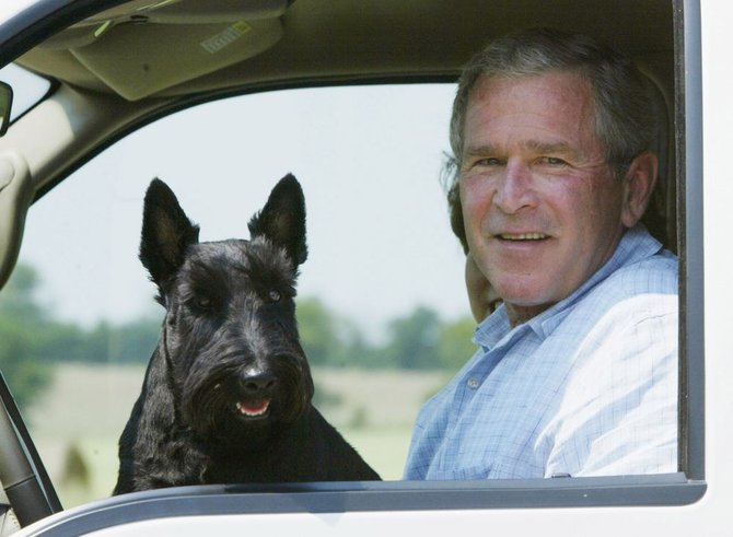 „Reuters“/„Scanpix“ nuotr./ George’o W. Busho šuo Barney