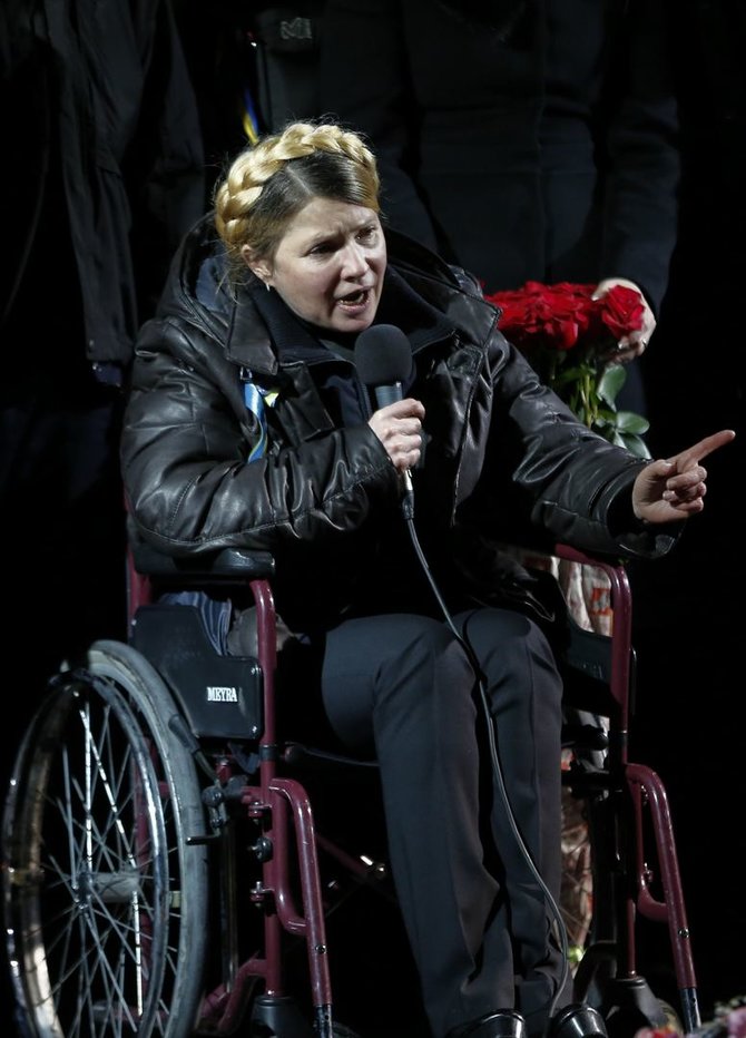 „Reuters“/„Scanpix“ nuotr./J.Tymošenko paleista į laisvę.
