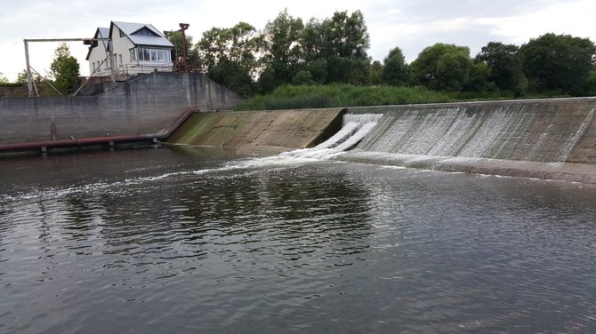 Nojaus nuotr. /Tauragėje esanti užtvanka 