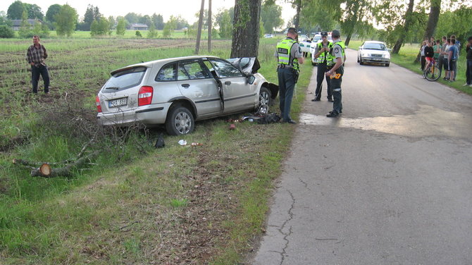 15min nuotr./Avarija Šilutės rajone