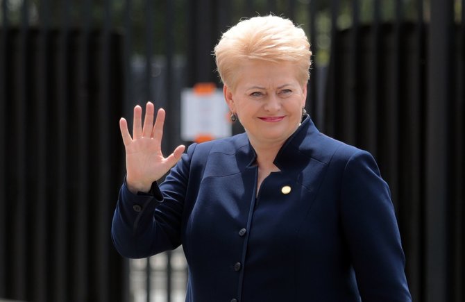 „Scanpix“/AP nuotr./Dalia Grybauskaitė NATO vadovų susitikime