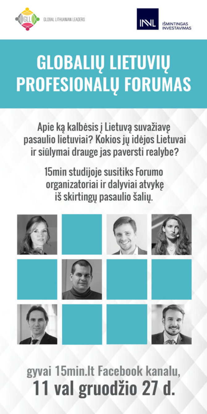 Organizatorių nuotr. /Globalių lietuvių profesionalų forumas
