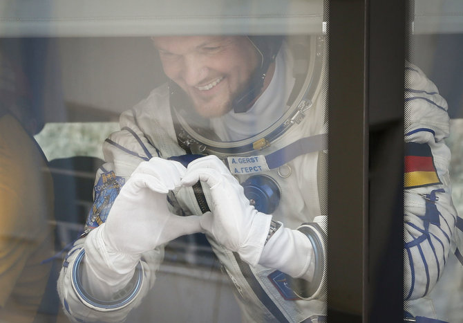 „Scanpix“/AP nuotr./Astronautas Alexanderis Gerstas