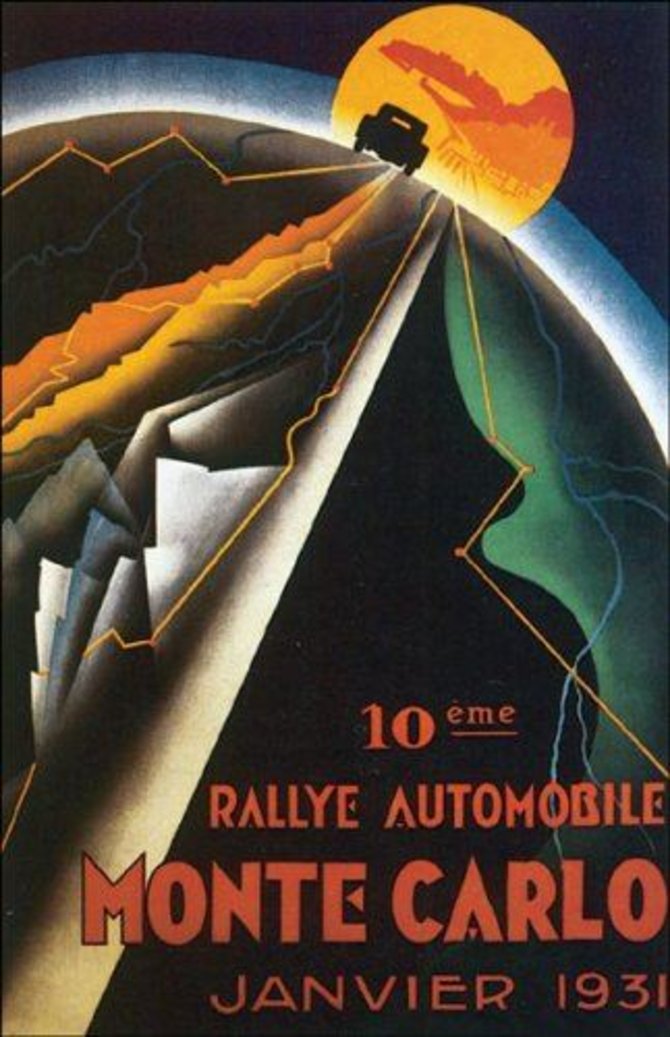 R.Žičkaus archyvo nuotr./Klemas Martinkus ir Jonas Pyragius dalyvavo Monte Karlo ralyje 1931 m.
