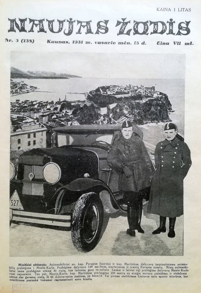 R.Žičkaus archyvo nuotr./Klemas Martinkus ir Jonas Pyragius (1931 m.)