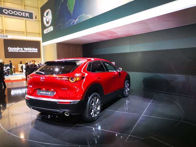 Žilvino Pekarsko / 15min nuotr./Krosoverio „Mazda CX 30“ pristatymas Ženevos automobilių parodoje