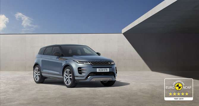 Gamintojo nuotr./ „Range Rover Evoque“ gavo 5 žvaigždutes