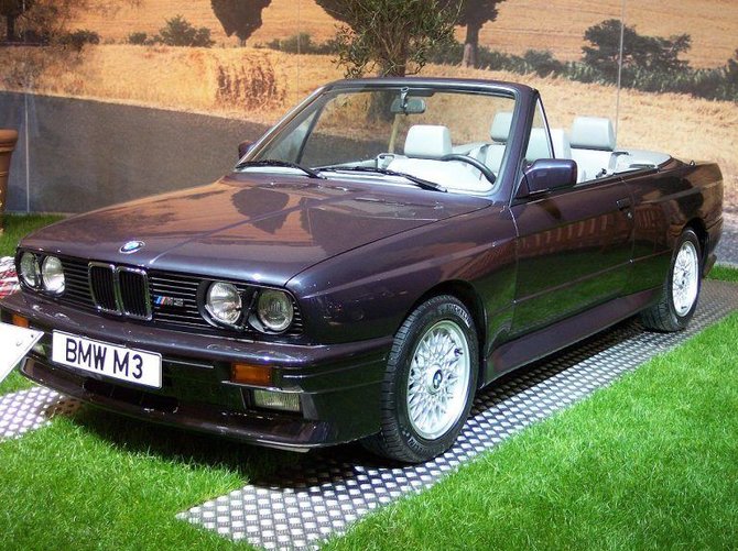 BMW E30 M3 kabrioletas. (Stahlkocher, Wikimedia(CC BY-SA 3.0)