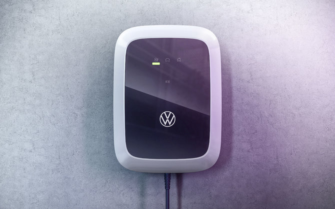 Volkswagen nuotr./„Volkswagen Elli“ įkrovimo stotelė paspartins elektromobilių įkrovimo laiką