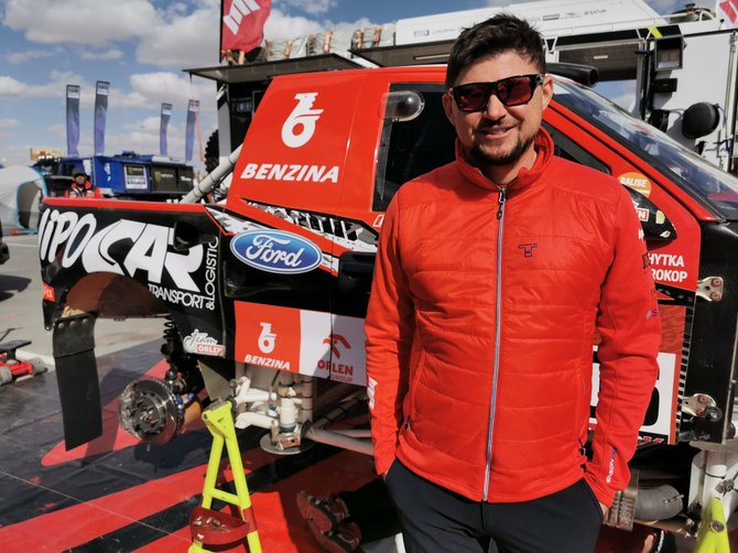 Žilvino Pekarsko / 15min nuotr./Ford Raptor Dakaro ralyje 2020 m., Martin Prokop