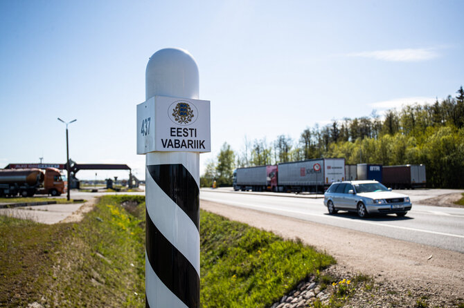„Scanpix“ nuotr./Latvijos-Estijos pasienis (Remo Tõnismäe, Postimees)