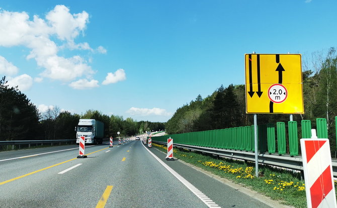 Žilvino Pekarsko / 15min nuotr./Magistralės A1 remontas