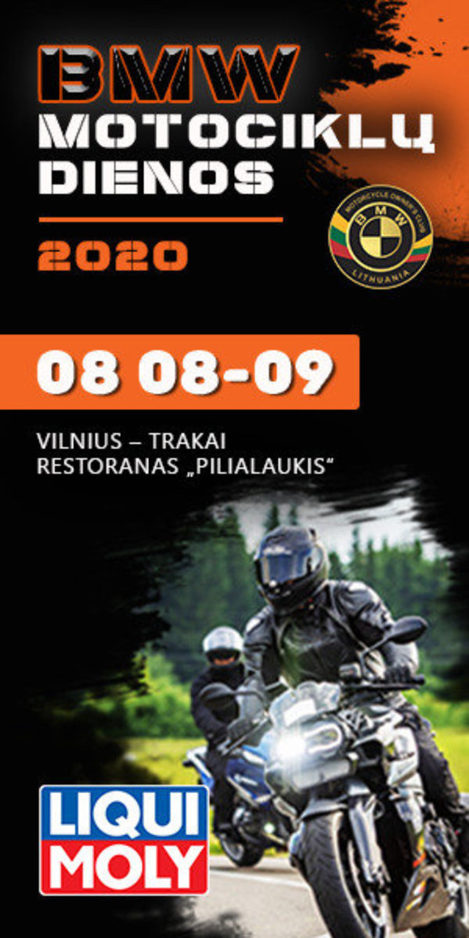 „BMW motociklų dienos 2020“