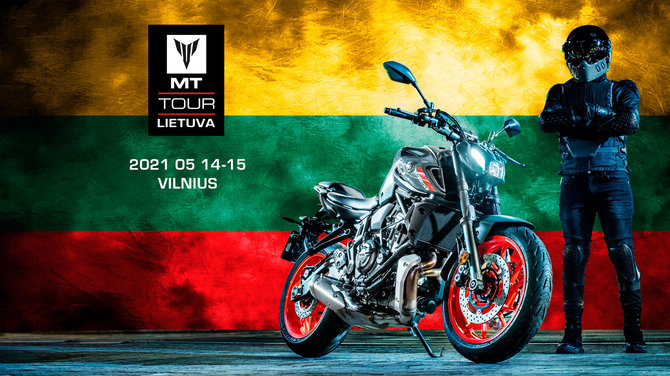 Gamintojo nuotr./„Yamaha“ gerbėjams Lietuvoje išskirtinė galimybė išbandyti visus MT serijos motociklus