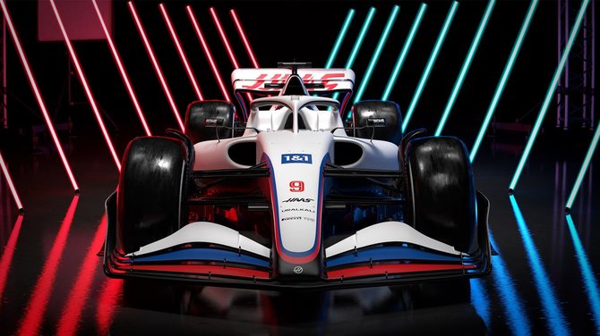 Haas nuotr./Formulės 1 „Haas“ komanda pristatė naująjį automobilį 