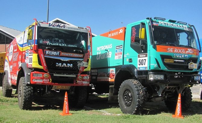 Dakaro sunkvežimiai 2014 metais. (EDL-Funes, Wikimedia (CC BY-SA 2.0)