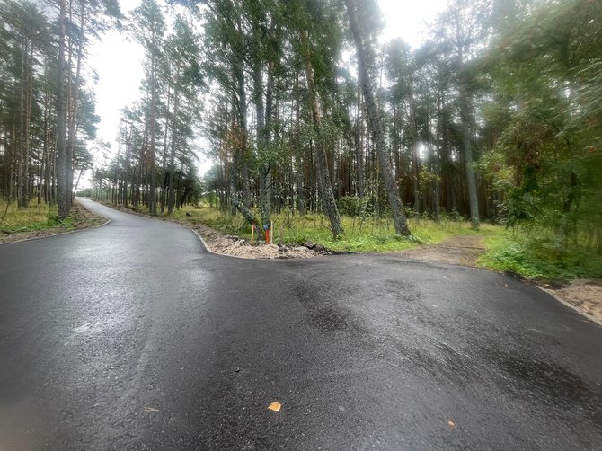 Skaitytojos Miglės nuotr./Dviračių ir pėsčiųjų takas Pervalkoje