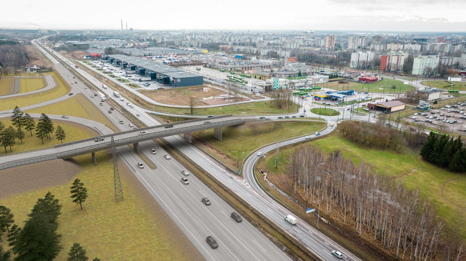 Kauno sav. nuotr./Viadukas ties Ašigalio gatve Kaune