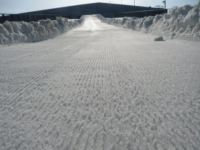 Snow arenos nuotr./Ruošiama „Snow Kayak 2014“ trasa