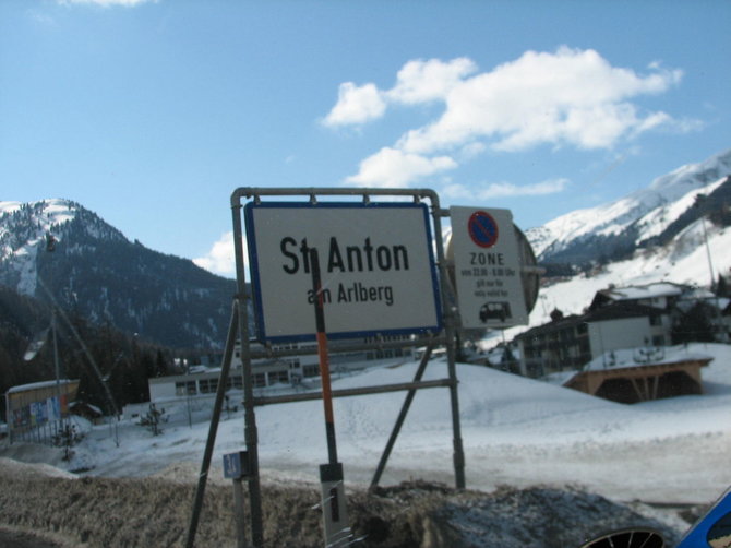 Skaitytojo Ričardo nuotr./Austrijos kalnų slidinėjimo kurortas St.Antonas