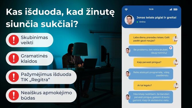 Regitros nuotr./Sukčiai ir „Regitra“