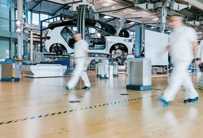Gamintojo nuotr./Volkswagen gamykla Drezdene