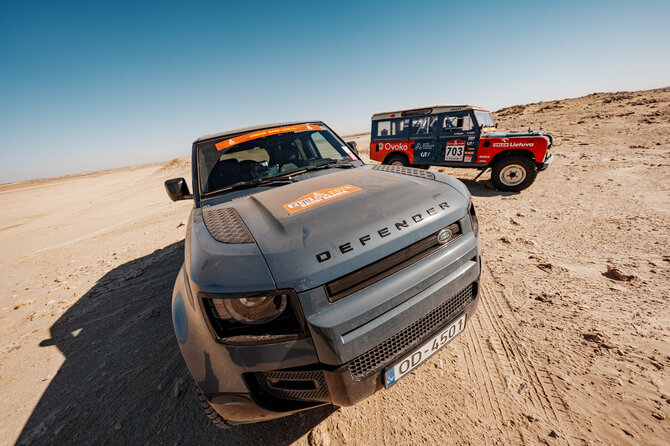 Vytauto Dranginio nuotr./Defender Dakaro ralio smėlynuose