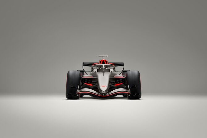 Audi nuotr./„Audi F1“ komandos automobilio dizainas