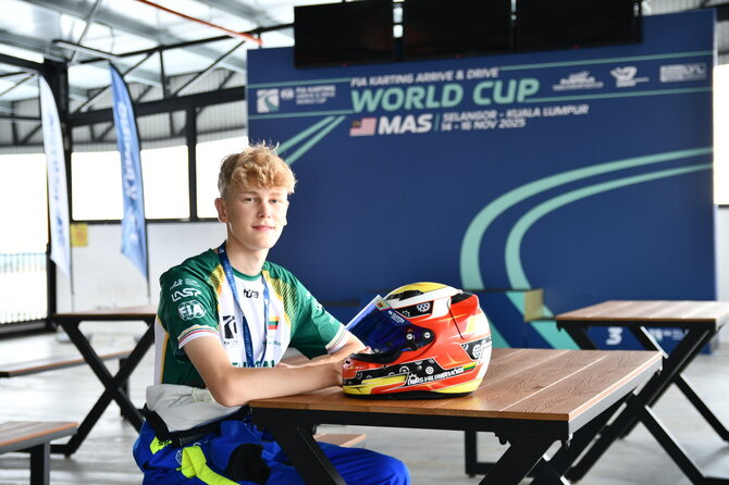 Asmeninio archyvo nuotr./Linas Volungevičius „FIA Karting World Cup Arrive & Drive“ varžybose