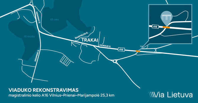Via Lietuva iliustr./Senųjų Trakų viaduko rekonstrukcija