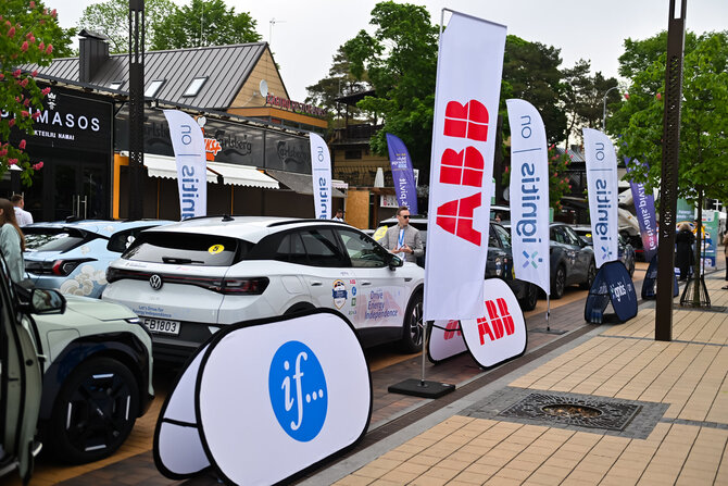Organizatorių nuotr./Elektromobilių varžybos „Ignitis ON“