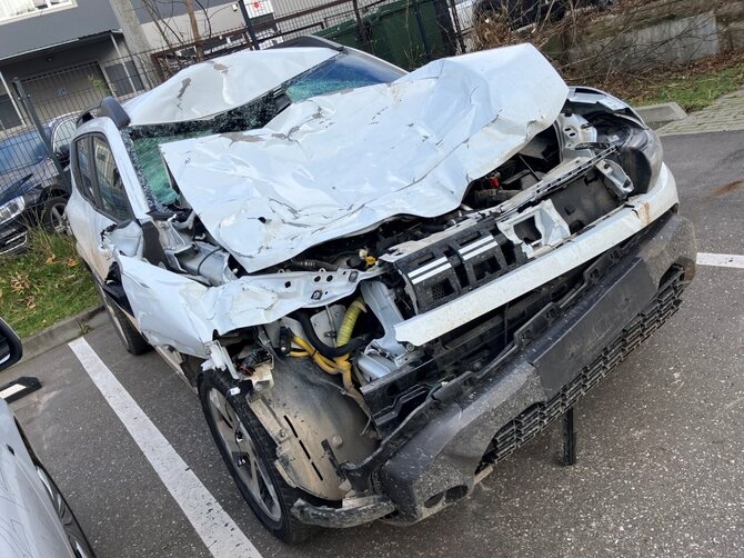 Rinkom.lt nuotr./Automobilis po avarijos
