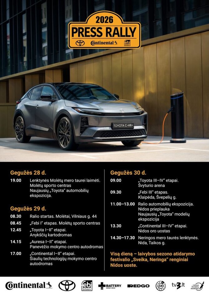 Press rally nuotr./„Press Rally 2026“ programa