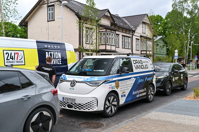 V.Pilkausko nuotr./Elektromobilių varžybos